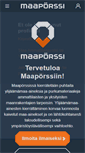 Mobile Screenshot of maaporssi.fi